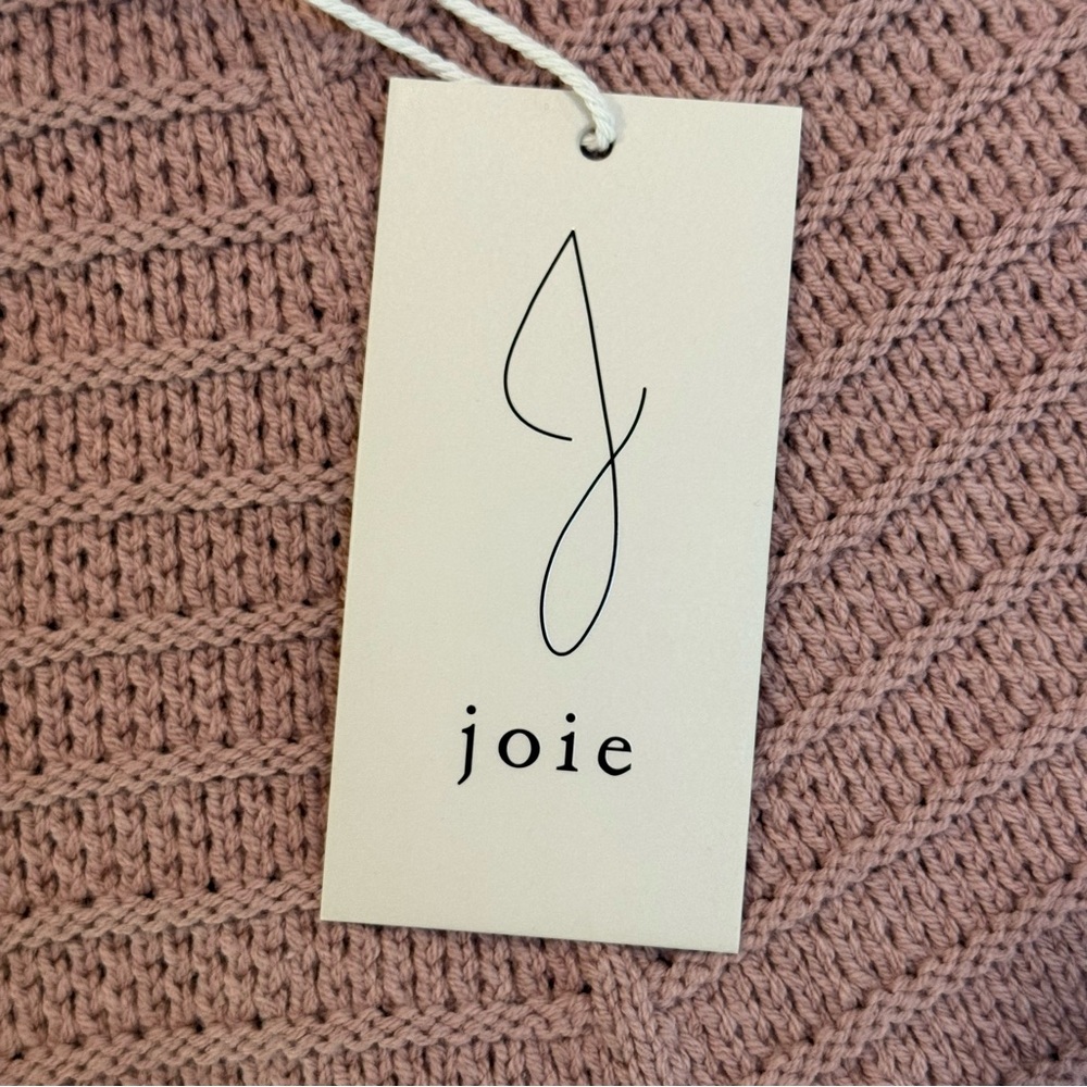NWT Joie Crochet Cropped Tank Rose Pink Size XL - Picture 4 of 8